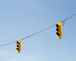 Expand photo of temporary traffic signals